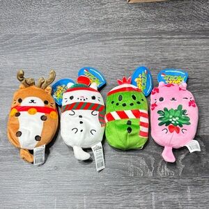 Cats vs Pickles Festive Friends Plush Set
